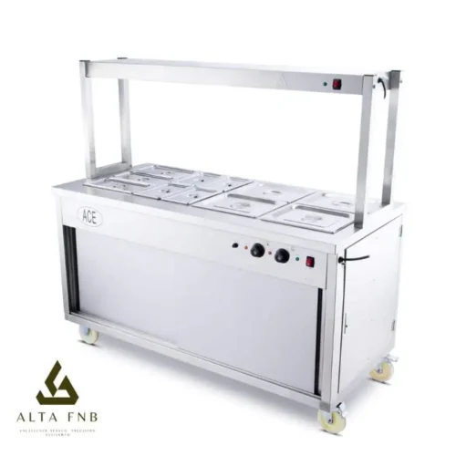 Bain Marie buffet restoran profesional untuk menjaga makanan hangat