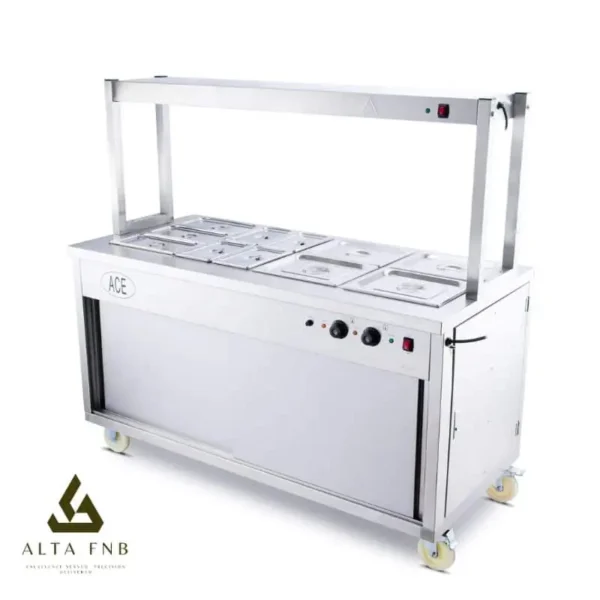 Bain Marie buffet restoran profesional untuk menjaga makanan hangat