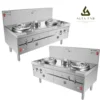 Gas Wok-Restoran Gas Wok restoran ALTAFNB, api besar untuk masakan oriental & stir fry.