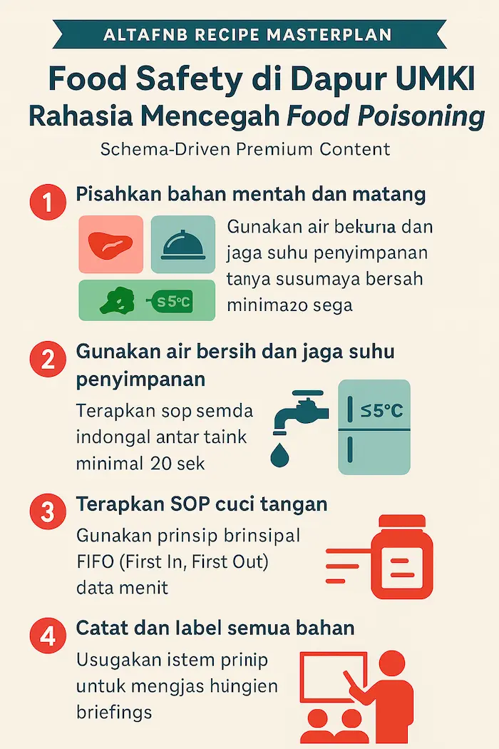food safety di dapur UMKM