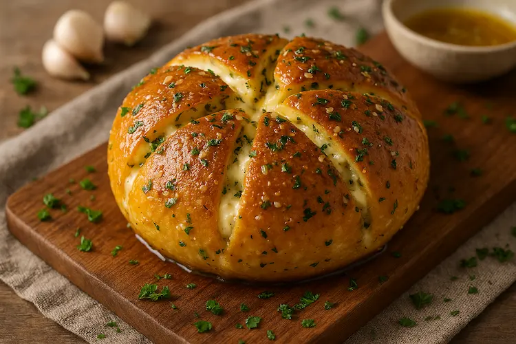 Korean Garlic Bread Roti Viral