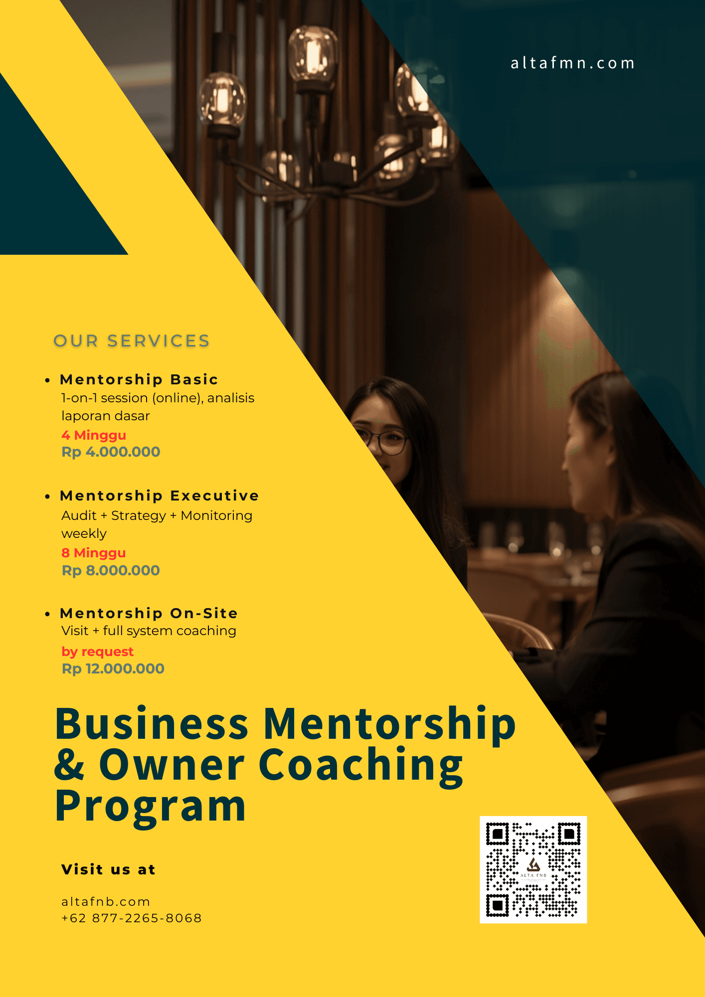Business Mentorship & Owner Coaching Program - ALTAFNB