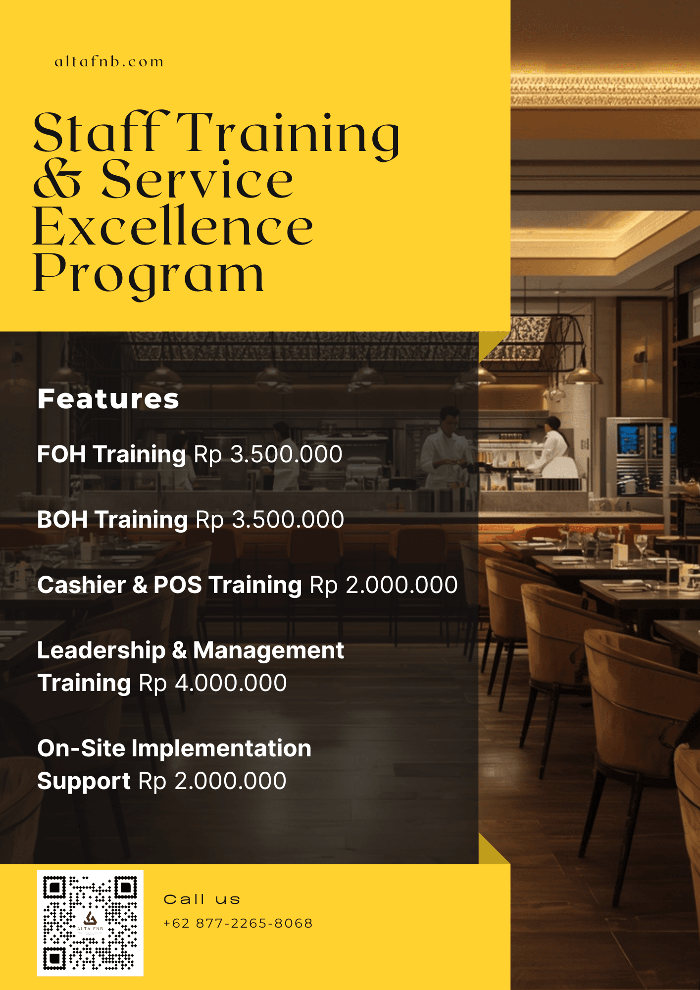 Staff Training & Service Excellence Program - ALTAFNB